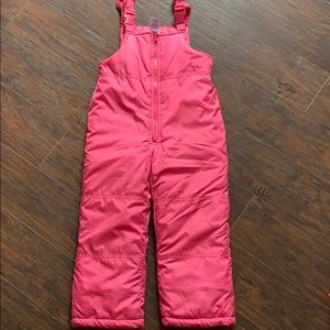 PINK SNOW SUIT